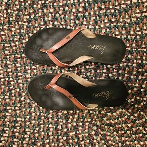 Cobian Black and Brown Casual Sandals